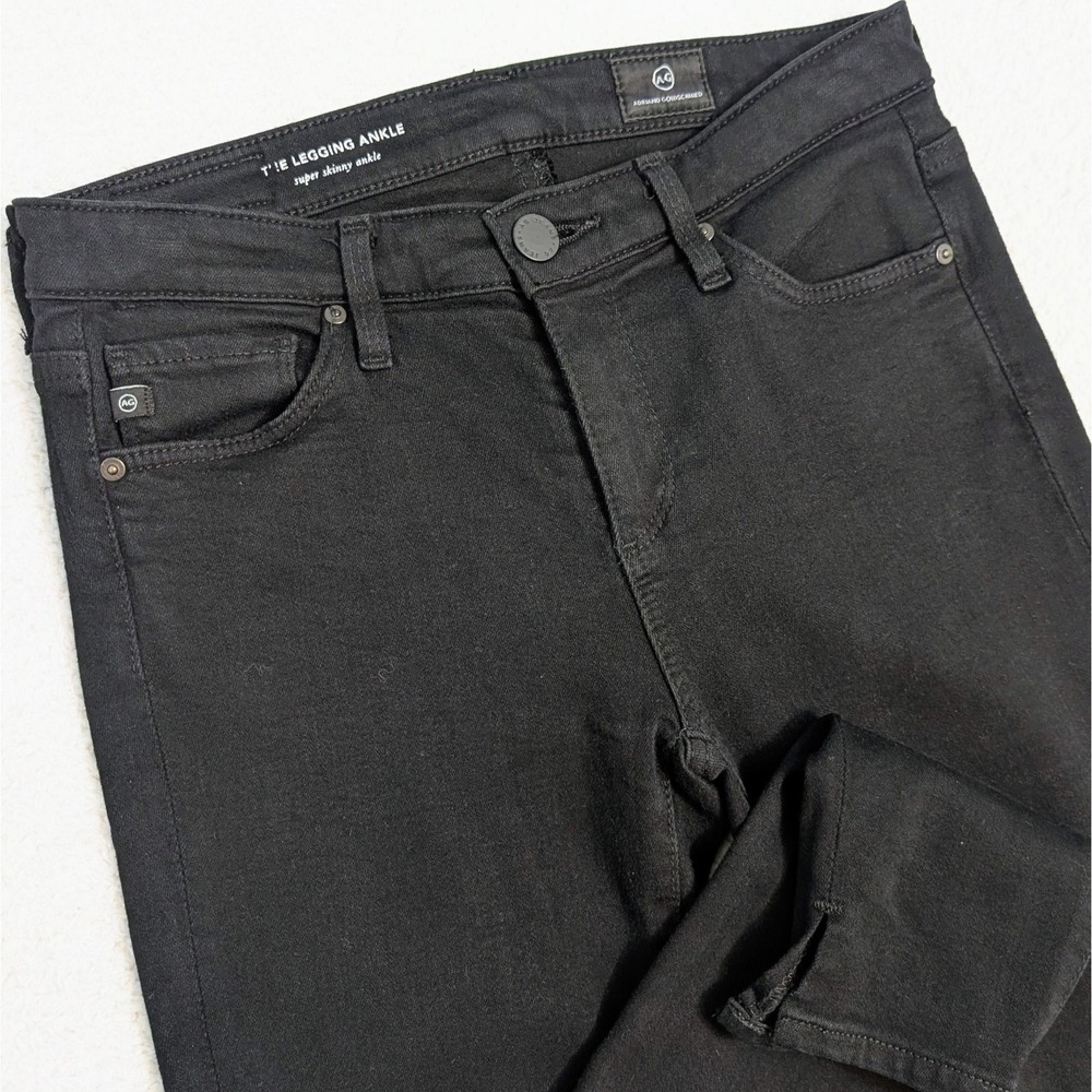 Adriano Goldschmied Black The Legging Ankle Super Skinny Ankle Womens 24x28 Jean